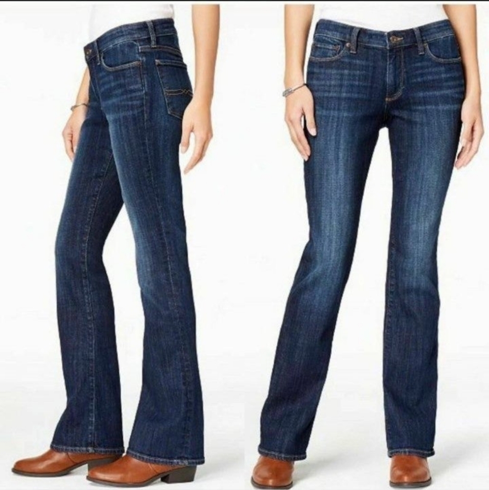 NWT Lucky Brand Sofia Boot Cut Jeans Size 31 Inseam 32" Dark Wash Mid Rise